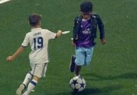 Ronaldonun oğlundan gözəl qol - Video