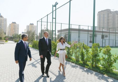 Prezident İlham Əliyev Xətai rayonunda salınan idman-əyləncə park kompleksinin açılışında iştirak edib - YENİLƏNİB