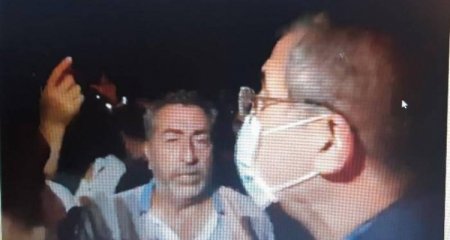 Qaradağda gecəyarısı Qarabağ aksiyası: İcra başçısı aksiyaçıların qarşısına çıxdı - Foto