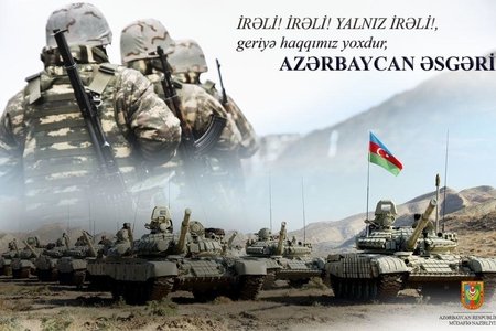 Bir aylıq canı olan Ermənistan - Ordumuz sonadək gedəcək!