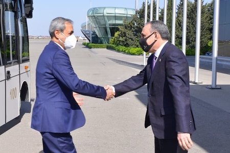 Türkiyə baş prokuroru Azərbaycana gəldi VİDEO