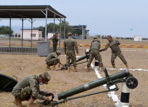 Artilleriyaçılarımızın “Artilleriya atəşinin ustaları” müsabiqəsinə hazırlıqları davam edir - FOTO