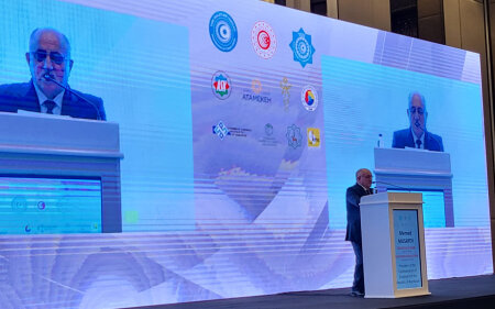 Azərbaycan Sahibkarlar Konfederasiyasının prezidenti Türk Dünyası Biznes Forumunda çıxış etdi
