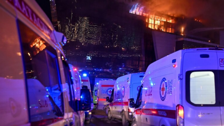 Moskvada konsert zalında dəhşət: 99 ölü, 130-dan çox yaralı