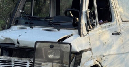 Şagirdləri daşıyan mikroavtobus aşıb – FOTO – VİDEO