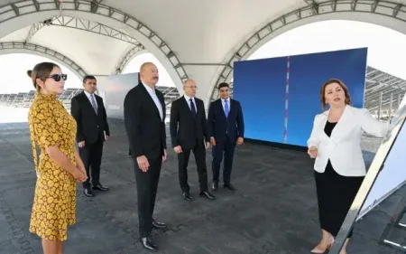 Ölkə başçısı “Şəms 1” və “Qərbi Üfüq” stansiyalarında görülən işlərlə tanış oldu (FOTOLAR)