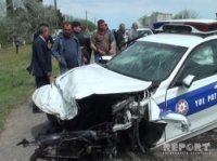 DYP maşını "Mercedes"lə toqquşdu: 2 ölü və 3 yaralı - YENİLƏNİB - FOTO