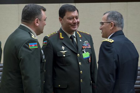 Nəcməddin Sadıqov NATO toplantısında - Foto