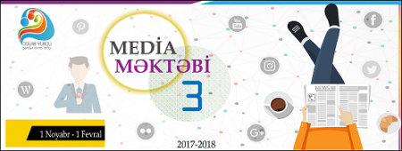 “Odlar Yurdu” Gənclər İctimai Birliyi “Media Məktəbi- 3” layihəsinə başlayır