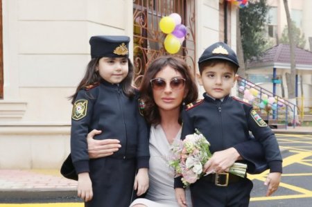 Mehriban Əliyeva Bakıda yeni uşaq bağçasının açılışında