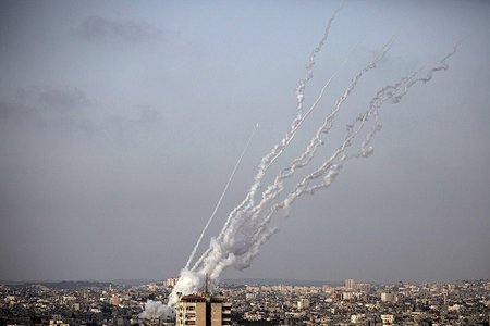 Qəzza zolağından İsrail ərazisinə 2,8 mindən artıq raket atılıb