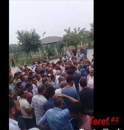 Saatlıda su üsyanı - Susuzluğa etiraz edən sakinlərin qarşısı polislə kəsildi VİDEO