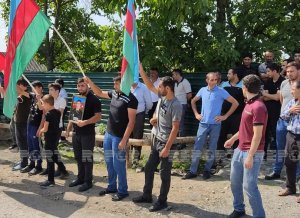 Azərbaycan ordusunun həlak olan zabiti dəfn edildi - YENİLƏNİB - FOTO