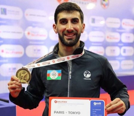 Tokio Olimpiadası: Azərbaycan karateçisi yapon idmançıya qalib gəldi