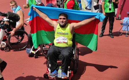 Tokio-2020: Azərbaycan paralimpiyaçıları 8-ci qızıl medalı qazandı