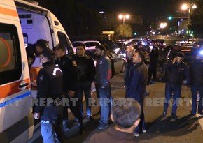 SON DƏQİQƏ: Bakıda polis avtomobilinin iştirakı ilə dəhşətli qəza baş verib - YARALILAR VAR