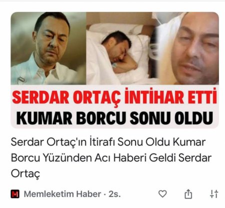 Külli miqdarda qumar borcu olan Sərdar Ortac intihar edib? - FOTO