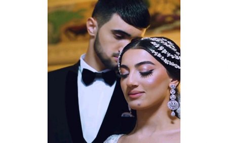 "Qarabağ"ın futbolçusu 20 yaşında evləndi - FOTOLAR