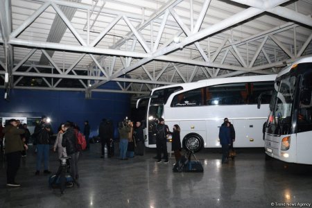 Bakı-Şuşa-Bakı ilk avtobus reysi yola düşdü - FOTO