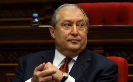 Ermənistan Prezidentinin istefa ərizəsi qüvvəyə minib