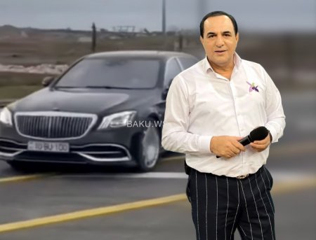 Manaf Ağayev bahalı və lüks avtomobili ilə Füzulidə - FOTO/VİDEO
