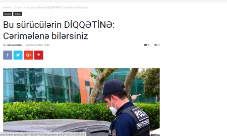 Bu sürücülərin DİQQƏTİNƏ: Cərimələnə bilərsiniz