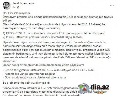 "Hyundai Azerbaijan"ın naşı ustaları vətəndaşı ZİYANA SALDI - MÜRACİƏT