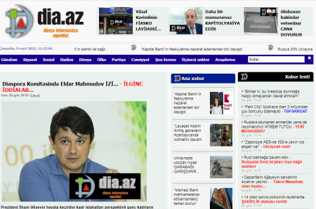 Diaspora Komitəsində Eldar Mahmudov İZİ... - İLGİNC İDDİALAR...