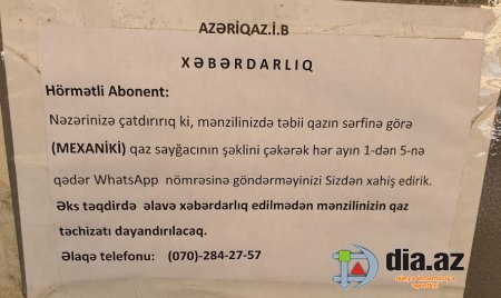 "Azəriqaz"ın sakinlərdən qanunsuz TƏLƏBİ - FOTOFAKT
