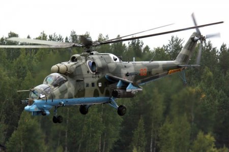 Rusiyanın Mi-24 helikopteri belə vuruldu - VİDEO