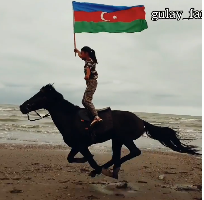 At yarışlarına qatılan 13 yaşlı Azərbaycanlı Gülay