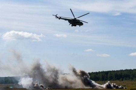 Rusiyada qəzaya uğrayaraq yanan helikopterin pilotu sağ TAPILDI