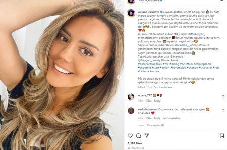 Oksana TANINMAZ HALDA: "İlk dəfə..." - FOTO