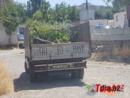 ﻿ Bakının göbəyində YAŞILLIQLAR MƏHV OLUNUR - FOTO, VİDEO