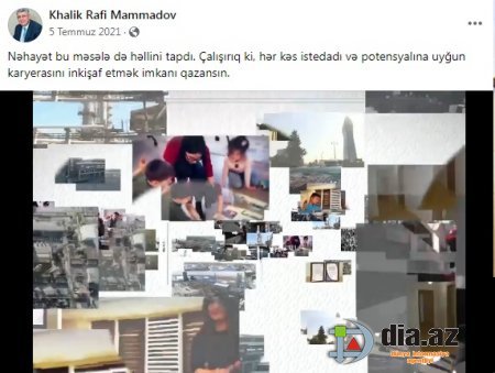 Xaliq Məmmədovun YARIMÇIQ İŞİ... - "Bəs deyirdiniz, bizim kadr siyasətimiz şəffalıqla həyata keçirilir..."