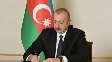 İlham Əliyev SƏRƏNCAM imzaladı