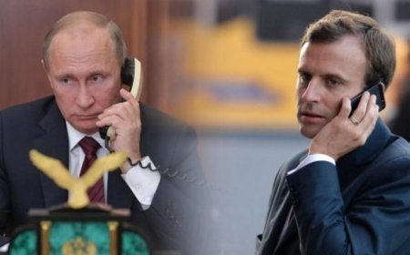 Putindən Makronun “Rusiya Qarabağda oyun oynayır” iddiasına CAVAB