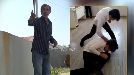 Sinif yoldaşını döyən məktəblinin atalığı: "Onda elə bil mənim ürəyimə tikan batırır" - VİDEO