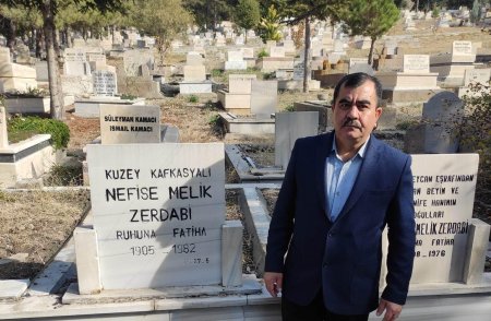 Akif Aşırlı Həsən bəy Zərdabinin oğlu Səfvət bəyin məzarını tapıb: "Qəbir çökür..." - FOTOLAR