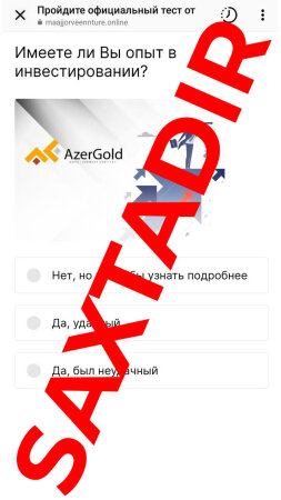 “AzerGold” QSC-nin adından saxt  reklam kampaniyaları təşkil olunur