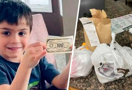 Altı yaşlı uşaq 900 dollarlıq yemək sifariş etdi