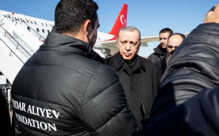 Ərdoğan Mehriban Əliyevanın tapşığı üzrə Qazintepdə olan Heydər Əliyev Fondunun nümayəndələri ilə görüşüb