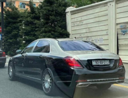 Tez-tez qaydanı pozan 90 AA 013 nömrəli "Maybach" görün kimin imiş - FOTOLAR+VİDEO