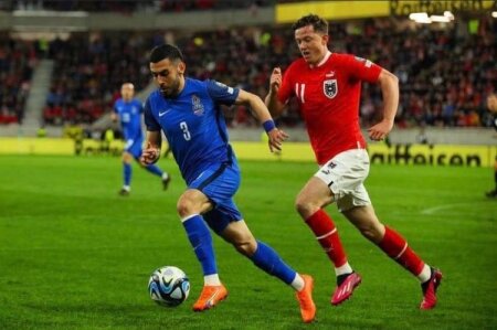 Azərbaycan milli komandası Avro-2024-ün seçmə mərhələsinin ilk oyununu keçirib