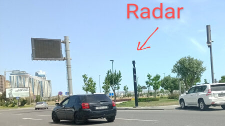 İndi də bu tip radar qoyuldu - FOTO
