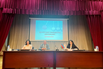 ADNSU-da keyfiyyəti idarəetmə mövzusunda təlim keçirilib