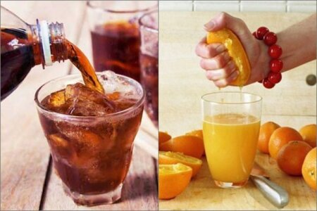 100 ml qazlı içki, yoxsa meyvə şirəsi? - Cavabı hər kəs səhv bilir