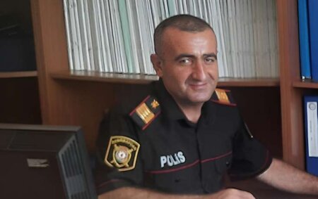 Xilas edərkən faciəli şəkildə ölən qəhrəman polisin görüntüsü yayıldı-FOTO