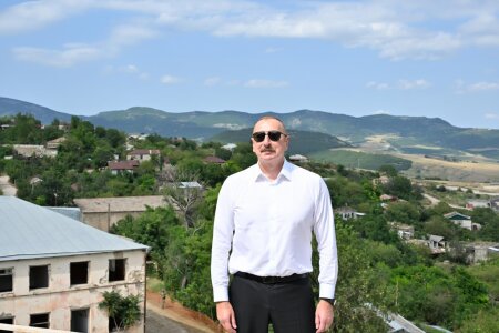 İlham Əliyev Xocalıda - VİDEO