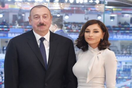 Prezident və birinci xanım dünya çempionatının finalında